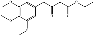 ethyl 3-oxo-4-(3,4,5-trimethoxyphenyl)butanoate Struktur