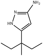 5-(1-Ethyl-1-methyl-propyl)-2H-pyrazol-3-ylamine Struktur