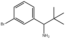 1-(3-BROMOPHENYL)-2,2-DIMETHYLPROPAN-1-AMINE Struktur