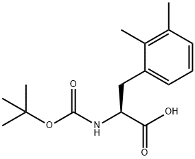 Boc-2,3-Dimethy-DL-Phenylalanine Struktur