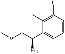 (1R)-1-(3-FLUORO-2-METHYLPHENYL)-2-METHOXYETHYLAMINE Struktur