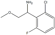 1-(2-CHLORO-6-FLUOROPHENYL)-2-METHOXYETHAN-1-AMINE Struktur