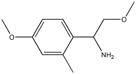 2-METHOXY-1-(4-METHOXY-2-METHYLPHENYL)ETHAN-1-AMINE Struktur