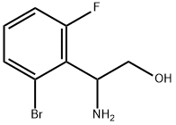 2-AMINO-2-(2-BROMO-6-FLUOROPHENYL)ETHAN-1-OL Struktur