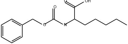 N-Cbz-RS-2-amino-Heptanoic acid Struktur