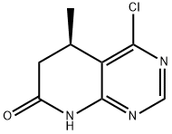 (R)-4-chloro-5-methyl-5,6-dihydropyrido[2,3-d]pyrimidin-7(8H)-one Struktur