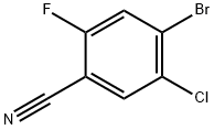 4-Bromo-5-chloro-2-fluoro-benzonitrile Struktur