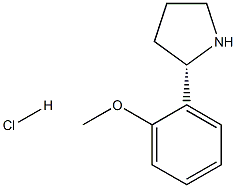 2-((2S)PYRROLIDIN-2-YL)-1-METHOXYBENZENE HYDROCHLORIDE Struktur