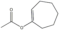 1-Cyclohepten-1-ol, acetate Struktur