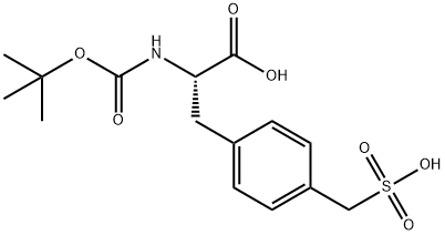 N-Boc-DL-4-sulfomethyl-Phenylalanine Struktur