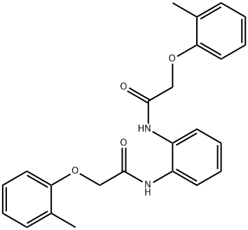 N,N'-1,2-phenylenebis[2-(2-methylphenoxy)acetamide] Struktur