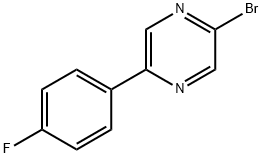 2-bromo-5-(4-fluorophenyl)pyrazine Struktur