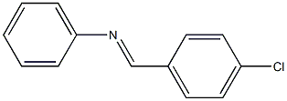 (E)-N-(4-氯亞芐基)苯胺, 1613-95-2, 結構式