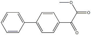 Methyl 2-(biphenyl-4-yl)-2-oxoacetate Struktur