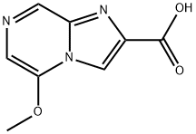 5-Methoxy-imidazo[1,2-a]pyrazine-2-carboxylic acid Struktur