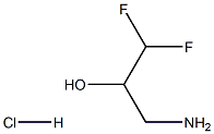 3-amino-1,1-difluoropropan-2-ol hydrochloride Struktur