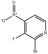 2-Bromo-3-fluoro-4-nitropyridine Struktur