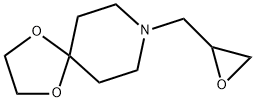 8-[(oxiran-2-yl)methyl]-1,4-dioxa-8-azaspiro[4.5]decane Struktur