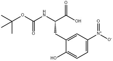 BOC-DL-2-Hydroxy-5-nitro-Phenylalanine Struktur