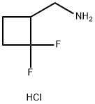 (2,2-difluorocyclobutyl)methanamine hydrochloride Struktur