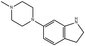 6-(4-METHYLPIPERAZIN-1-YL)INDOLINE Struktur