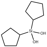 Silanediol, dicyclopentyl- Struktur