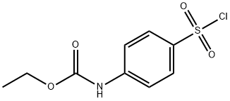 Carbamic acid,N-[4-(chlorosulfonyl)phenyl]-, ethyl ester Struktur