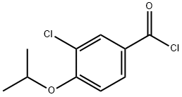 3-chloro-4-isopropoxybenzoyl chloride Struktur