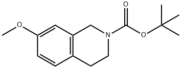 tert-Butyl 7-methoxy-3,4-dihydroisoquinoline-2(1H)-carboxylate Struktur