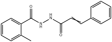 N'-cinnamoyl-2-methylbenzohydrazide Struktur