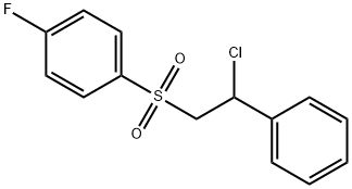 Benzene,1-[(2-chloro-2-phenylethyl)sulfonyl]-4-fluoro- Struktur