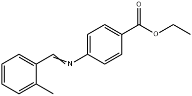 ethyl 4-[(2-methylbenzylidene)amino]benzoate Struktur