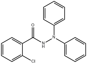 2-chloro-N',N'-diphenylbenzohydrazide Struktur