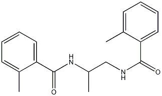 N,N'-1,2-propanediylbis(2-methylbenzamide) Struktur