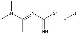 (E)-methyl (dimethylamino)methylenecarbamimidothioate hydroiodide Struktur