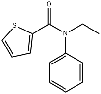 N-ethyl-N-phenylthiophene-2-carboxamide Struktur