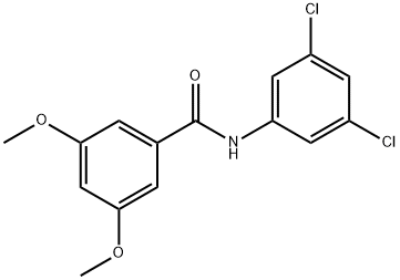 N-(3,5-dichlorophenyl)-3,5-dimethoxybenzamide Struktur