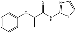 2-phenoxy-N-1,3-thiazol-2-ylpropanamide Struktur