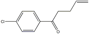 1-(4-chlorophenyl)pent-4-en-1-one Struktur