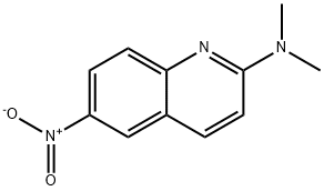 Dimethyl-(6-nitro-quinolin-2-yl)-amine Struktur