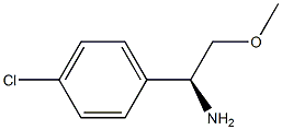 (1S)-1-(4-CHLOROPHENYL)-2-METHOXYETHAN-1-AMINE Struktur