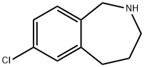 7-Chloro-2,3,4,5-tetrahydro-1H-benzo[c]azepine Struktur