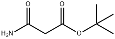 Propanoic acid, 3-amino-3-oxo-, 1,1-dimethylethyl ester Struktur