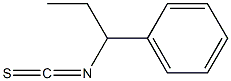 Benzene, (1-isothiocyanatopropyl)- Struktur