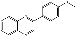 Quinoxaline, 2-(4-methoxyphenyl)- Struktur