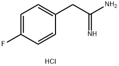 2-(4-fluorophenyl)ethanimidamide hydrochloride Struktur