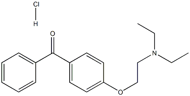 Methanone,[4-[2-(diethylamino)ethoxy]phenyl]phenyl-, hydrochloride (9CI) Struktur