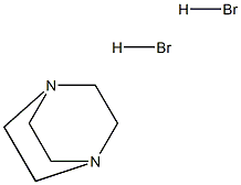 1,4-Diazabicyclo[2.2.2]octane Dihydrobromide Struktur