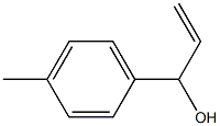 Benzenemethanol, a-ethenyl-4-methyl- Struktur