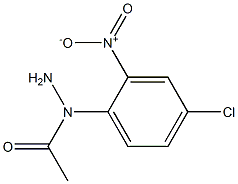 N-(4-chloro-2-nitro-phenyl)acetohydrazide Struktur